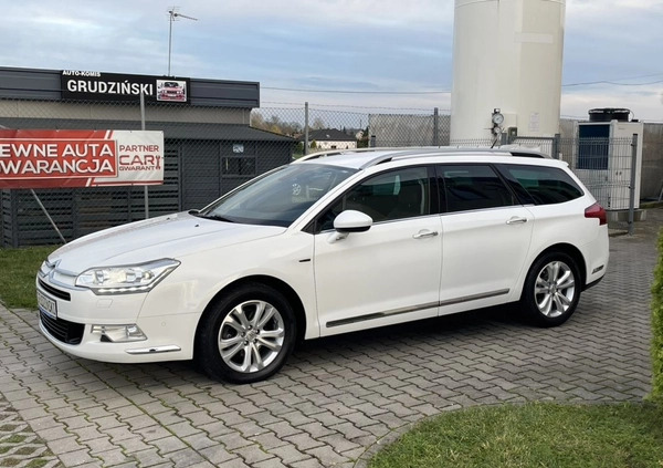 Citroen C5 cena 39900 przebieg: 225000, rok produkcji 2013 z Koło małe 562